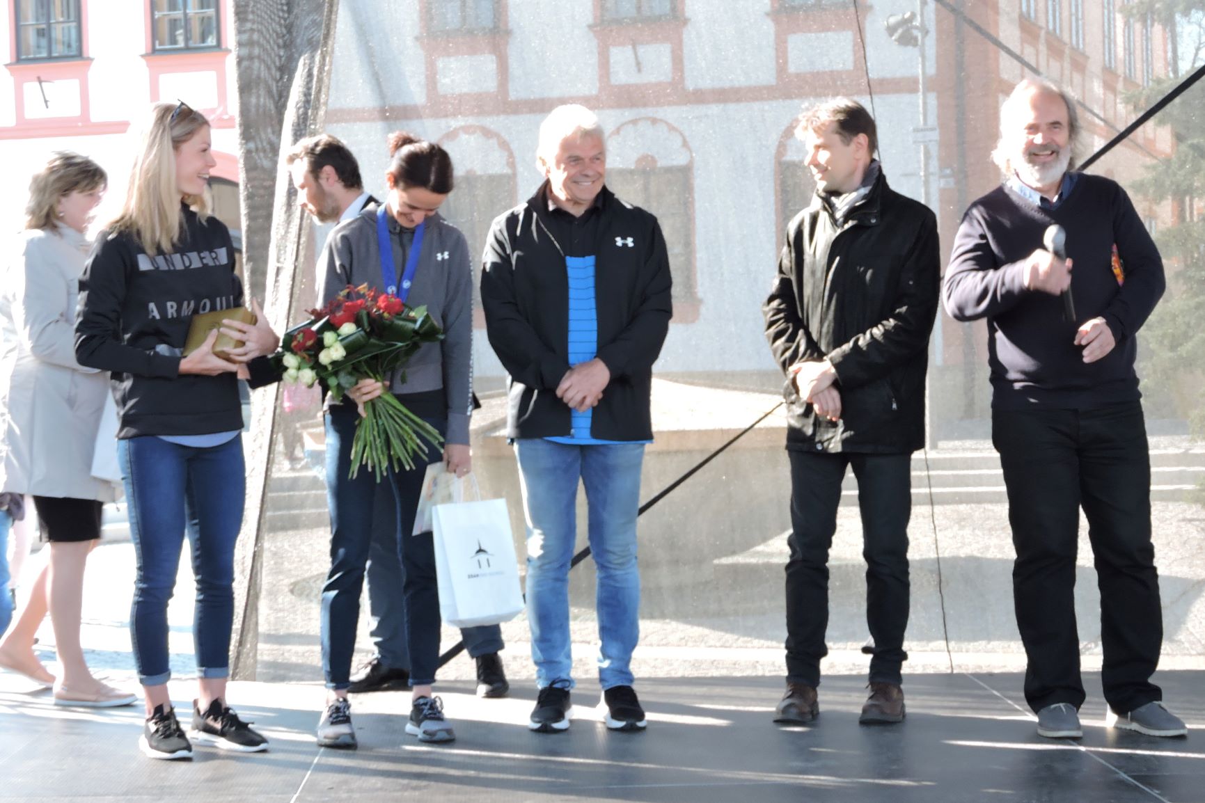 Žďár vítal Martinu Sáblíkovou a Nikolu Zdráhalovou